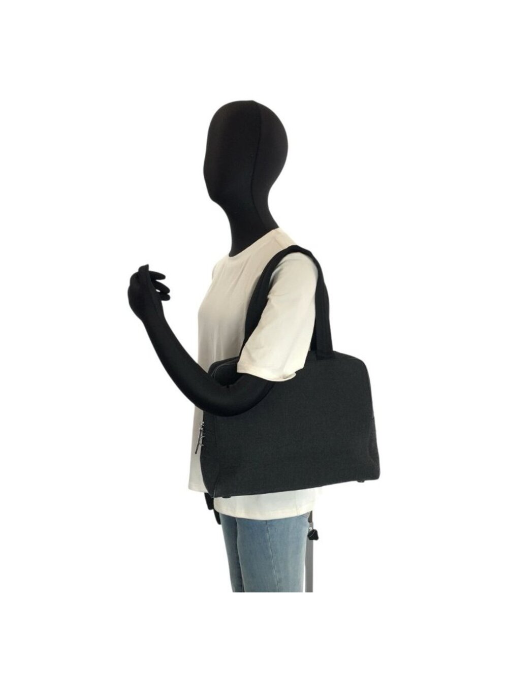 Prada Sports Gray Canvas Tote - Picture 6 of 9